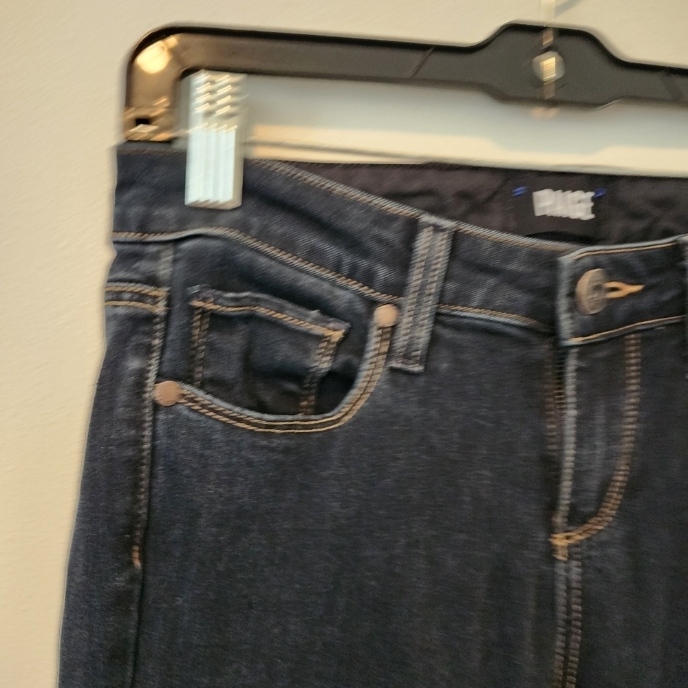 Paige Lou Lou Flare Jeans In Bradford Blue Size 26 Petite - Picture 6 of 16